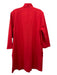 Tuckernuck Size XXL Red Rayon Blend V Neck 3/4 Sleeve Knit Knee length Dress Red / XXL