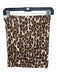 Kate Spade Brown & Cream Viscose Animal Print scarf Brown & Cream