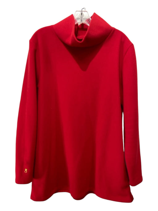 Dudley Stephens Size XXL Red Polyester Fleece One Sleeve Tunic High Neck Sweater Red / XXL