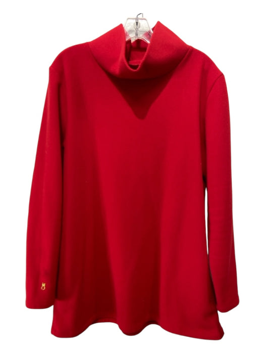 Dudley Stephens Size XXL Red Polyester Fleece One Sleeve Tunic High Neck Sweater Red / XXL