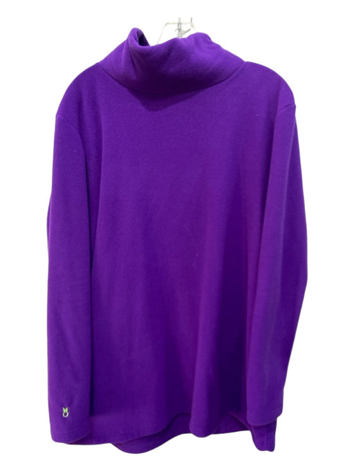 Dudley Stephens Size XXL Purple Polyester Fleece One Sleeve Tunic Sweater Purple / XXL