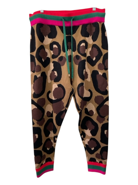 Emily McCarthy Size XL Brown, Black & Multi Animal Print All Over Print Pants Brown, Black & Multi / XL