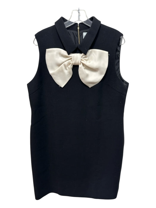 Kate Spade Madison Ave Collection Size 16 Black & Cream Wool Blend Dress Black & Cream / 16