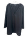 Pomander Place Size XXL Black Polyester Blend V Neck 3/4 Sleeve Dress Black / XXL