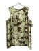 Tuckernuck Size XXL Brown, Green & Gold Polyester Jacquard Abstract Floral Dress Brown, Green & Gold / XXL