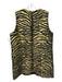 Tuckernuck Size XXXL Black & Gold Polyester Metallic Tiger Print Pockets Dress Black & Gold / XXXL