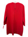 Tuckernuck Size XXL Red Polyester & Cotton 3/4 Sleeve Pocketed Front Dress Red / XXL