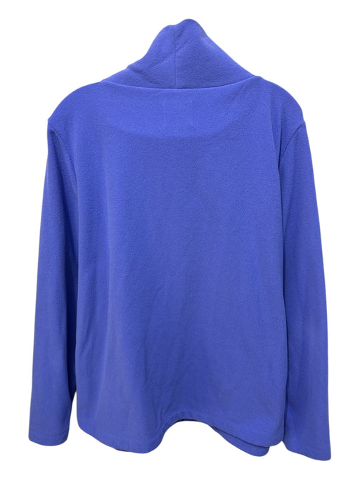Dudley Stephens Size XXL Lilac Purple Polyester Terry Cloth Cowl Neck Top Lilac Purple / XXL