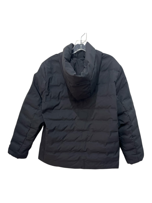 Kate Spade Size XL Black Polyester Duck Down Hood Zip Front Puffer Jacket Black / XL