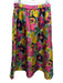 Kate Spade Size XL Pink, Yellow & Multi Print Polyester Elastic Waist Maxi Skirt Pink, Yellow & Multi Print / XL