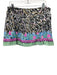 Lilly Pulitzer Size XL Black, Blue & Multi Nylon Blend Wide Waist Band Skort Black, Blue & Multi / XL