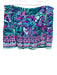 Lilly Pulitzer Size XL Aqua, Green & Purple Nylon Blend Wide Waist Band Skort Aqua, Green & Purple / XL