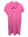 Lilly Pulitzer Size XL Pink Nylon Blend Short Sleeve Pique Polo Dress Dress Pink / XL