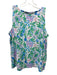 Lilly Pulitzer Size XL Green, Blue & Pink Nylon Blend Sleeveless Skort Skirt Set Green, Blue & Pink / XL