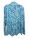 Lilly Pulitzer Size XXL Blue, Aqua & White Cotton Long Sleeve Sweater Blue, Aqua & White / XXL