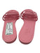 Gucci Shoe Size 39 Light Pink Rubber Interlocking GG Logo Square Toe Sandals Light Pink / 39