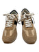 Dolce Vita Shoe Size 10 Tan, White & Black Suede & Leather Round Toe Sneakers Tan, White & Black / 10
