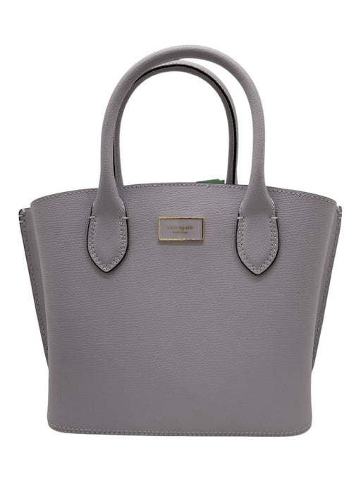 Kate Spade Lavender & Gold Leather Gold hardware Logo Detachable Strap Bag Lavender & Gold / Small