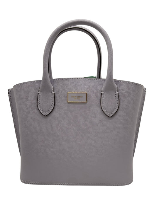 Kate Spade Lavender & Gold Leather Gold hardware Logo Detachable Strap Bag Lavender & Gold / Small