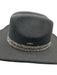 C.C exclusives Black Polyester Rhinestone Wire Rim Western Hat Black / One Size