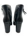 Kate Spade Shoe Size 9.5 B Black Pebble Leather Side Zip Almond Toe Booties Black / 9.5 B