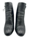 Kate Spade Shoe Size 9.5 B Black Pebble Leather Side Zip Almond Toe Booties Black / 9.5 B
