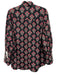 Tuckernuck Size XXL Blue, Pink, White Cotton stand collar Floral Print Top Blue, Pink, White / XXL