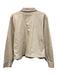 Spartina Size XXL Cream & Brown Cotton Collar Tortoiseshell Buttons Jacket Cream & Brown / XXL