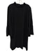 J Crew Size 18 Black Polyester Ruffle Neck 3/4 Trumpet Sleeve Shift Dress Dress Black / 18