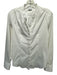 Armani Collezioni Size M / 8 White No Fabric Tag Long Sleeve Stand Collar Top White / M / 8
