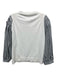 Veronica Beard Size L White, Black & Gray Viscose & Cotton Blend Striped Top White, Black & Gray / L