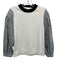 Veronica Beard Size L White, Black & Gray Viscose & Cotton Blend Striped Top White, Black & Gray / L