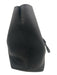 Fendi Black Leather Pebbled Double Handle Whipstich Detail Tote Bag Black / M