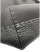 Fendi Black Leather Pebbled Double Handle Whipstich Detail Tote Bag Black / M