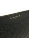 Louis Vuitton Black Grained Leather Monogram Empreinte Gold Tone Hardware Bag Black / XS