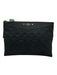 Louis Vuitton Black Grained Leather Monogram Empreinte Gold Tone Hardware Bag Black / XS
