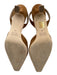 Ann Mashburn Shoe Size 38 Tan Brown Suede Pointed Toe Slingback Pumps Tan Brown / 38
