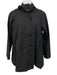 Burberry Size 8 Black Wool Detachable Hood Button & Zip Front Pockets Jacket Black / 8