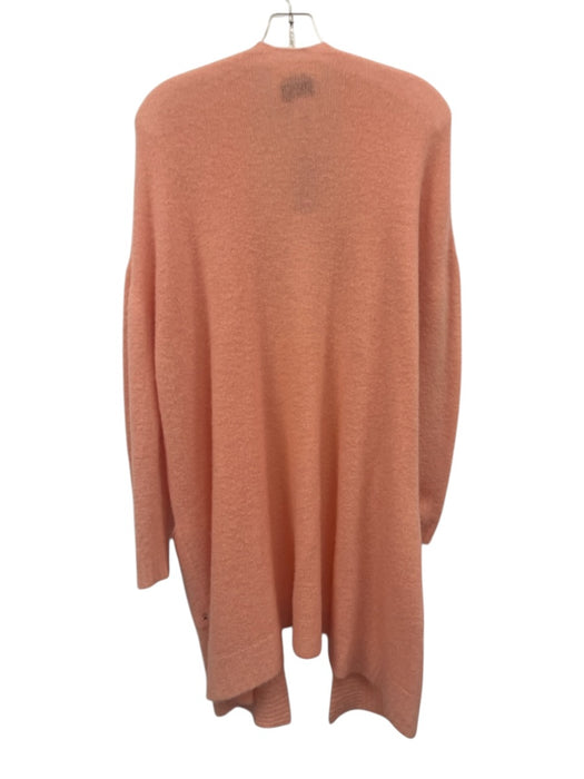 Ottod'Ame Size 6 Pink Polyamide & Acrylic Open Front Fuzzy Cardigan Sweater Pink / 6