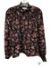 Derek Lam Collective Size 46 Black & Multi Polyester floral print smocked Top Black & Multi / 46