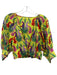 Emily McCarthy Size XS Yellow & Multi Cotton Printed Wide Neck Mini Short Set Yellow & Multi / XS