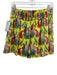 Emily McCarthy Size XS Yellow & Multi Cotton Printed Wide Neck Mini Short Set Yellow & Multi / XS