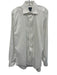 David Donahue Size 16 White Cotton Solid Button Down Men's Long Sleeve Shirt White / 16