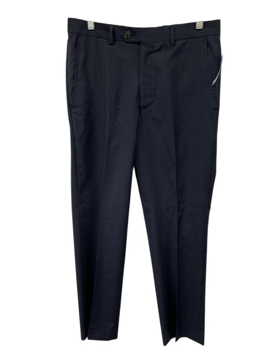 Santorelli Size 32 Gray Wool Plaid Men's Pants Gray / 32