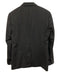Boss Black Virgin Wool Solid 2 Button Men's Suit Black / 38R