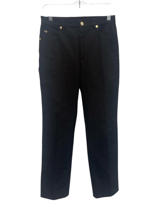Escada Size 36 Dark Brown Cotton Zip Fly Jeans Dark Brown / 36