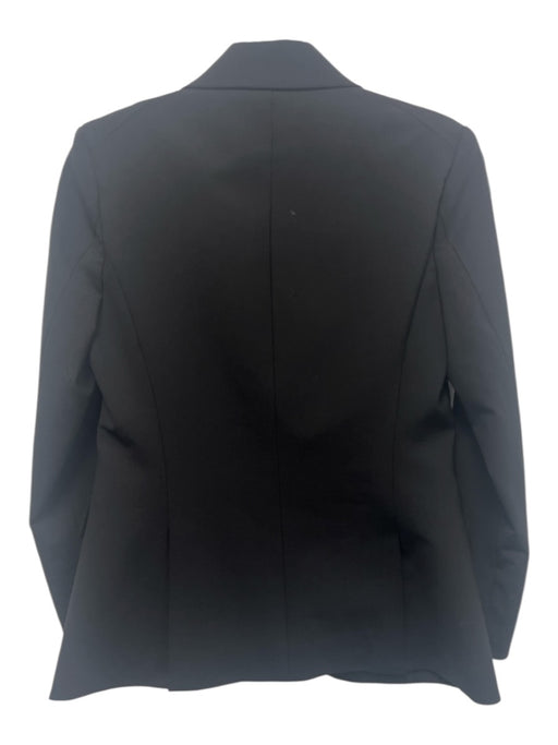 Veronica Beard Size 2 Black Cotton & Polyester 1 Button Blazer Jacket Black / 2