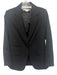 Veronica Beard Size 2 Black Cotton & Polyester 1 Button Blazer Jacket Black / 2
