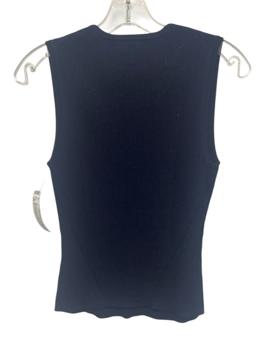 Veronica Beard Size S Navy Blue Rayon & Nylon Sleeveless V Neck Top Navy Blue / S