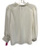 Brochu Walker Size XS White Polyester Long puff sleeve Crochet Lace Top White / XS